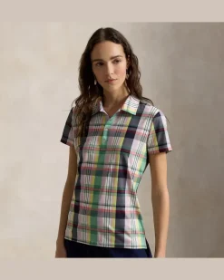 Tailored-Fit Poloshirt aus Stretchjersey Multi