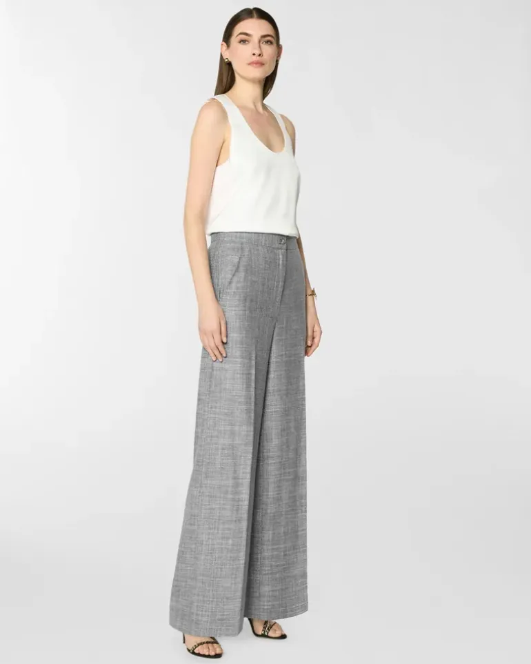 Tailored palazzo trousers Grey