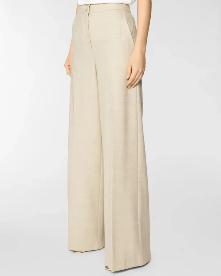 Tailored palazzo trousers Grey