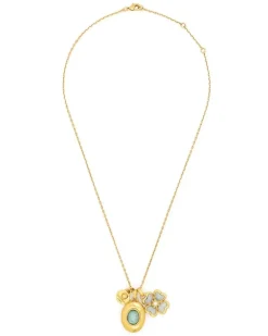Talisman Halskette mit Anhänger - Gold