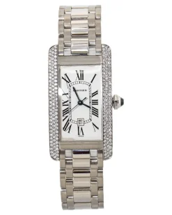Tank Américaine Armbanduhr 22mm - Weiß