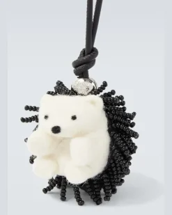 Taschenanhänger Hedgehog Weiß
