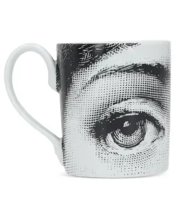 Tasse mit Print - Weiß