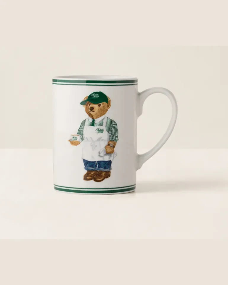Tasse Ralph Lauren’s Coffee mit Polo Bear White