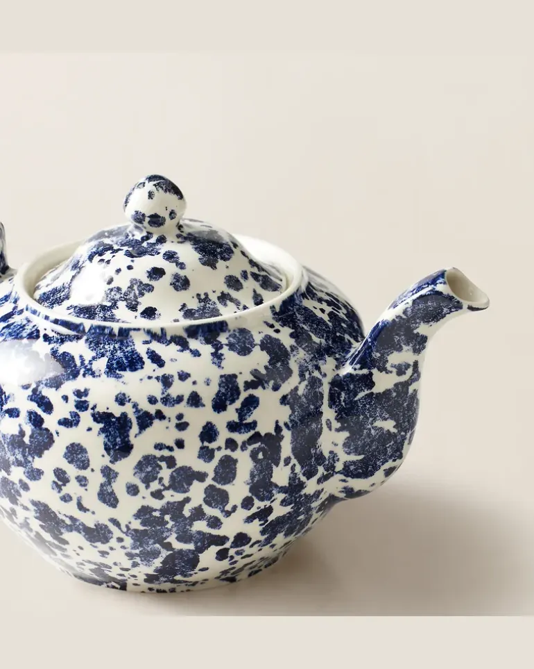 Teekanne Antique Marble Blue