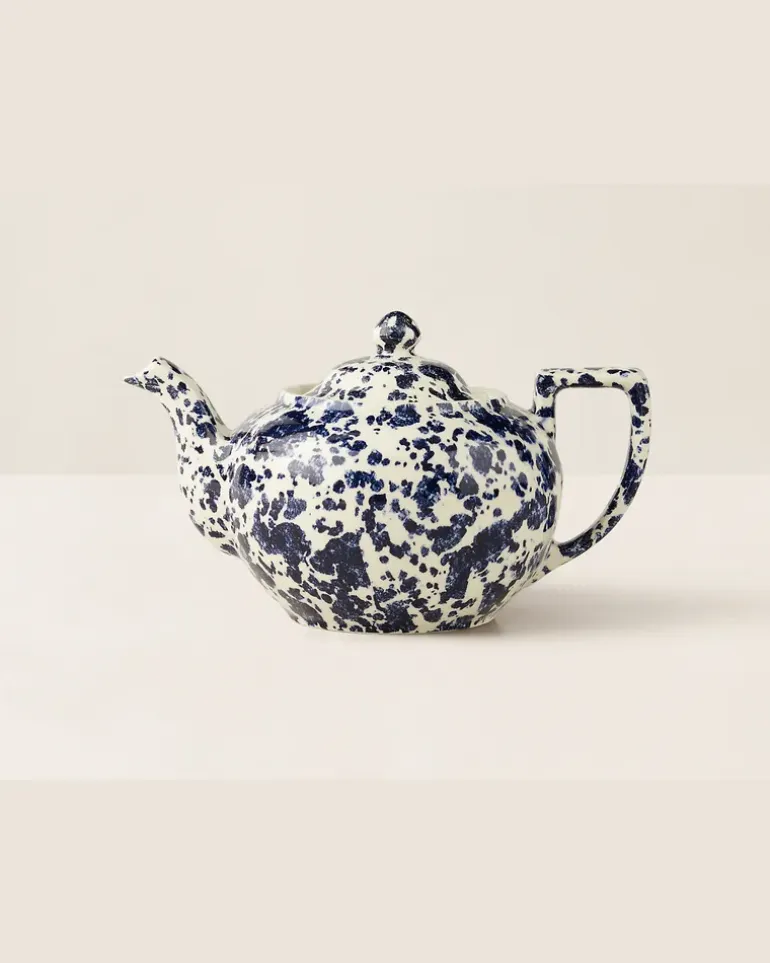 Teekanne Antique Marble Blue