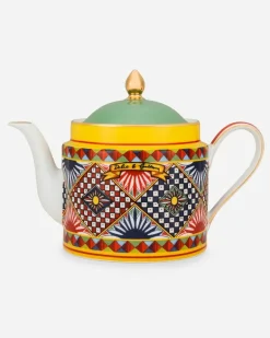 Teekanne Aus Porzellan - Accessoires Mehrfarbig
