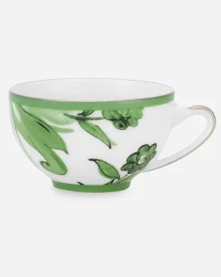 Teetasse Mit Untertasse Aus Porzellan - Teetassen Mehrfarbig
