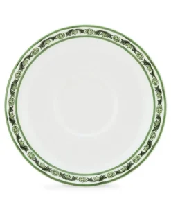 Teetassen mit Maiolica-Rand (2er-Set) - Weiß