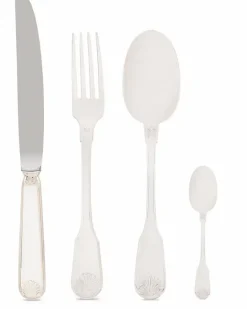 4-teiliges Besteckset - Silber