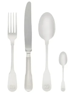 4-teiliges Besteckset - Silber
