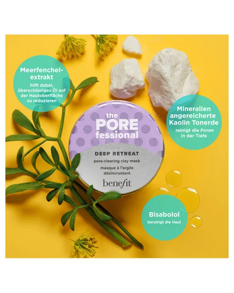 The Porefessional Deep Retreat Mini Poren klärende Tonerde-Maske 30 ml