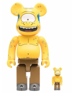 The Simpsons Cyclops BE@RBRICK 100% und 400% Figuren-Set - Gelb