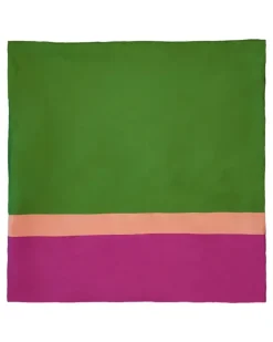 Tischdecke mit geometrischem Print - Rosa