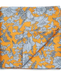 Tischdecke mit "Lilium Zafferano"-Print (180x350cm) - Gelb