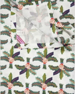 Tischdecke mit Print - Weiß