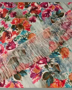 Tischdecke Tormento aus Leinen Multicolor