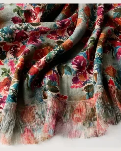 Tischdecke Tormento aus Leinen Multicolor