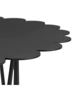 Tisch in Blumenform - Schwarz