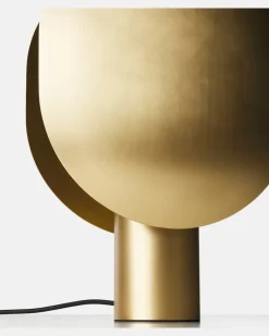 Tischleuchte Clam Gold
