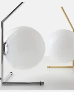 Tischleuchte IC Lights Table 1 Low by Michael Anastassiades (EU-Stecker Silber
