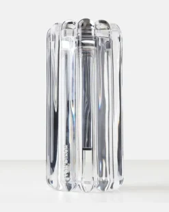 Tischleuchte Press (Universal-Stecker Transparent