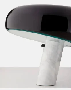 Tischleuchte Snoopy by Achille und Pier Giacomo Castiglioni (EU-Stecker Schwarz