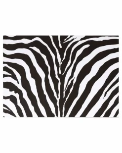 Tischset mit Zebra-Print - Schwarz