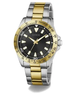 2-Tone Analog Armbanduhr 42mm - Schwarz
