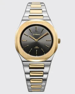 Tone Mellow Automatikuhr aus Edelstahl Gold