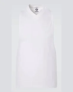 Top aus Jersey Weiß