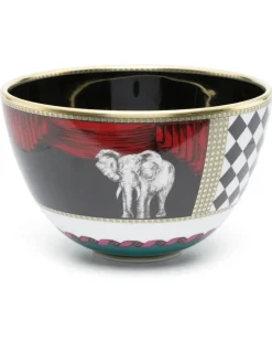Totem Schüssel mit Elefant 10cm - Schwarz