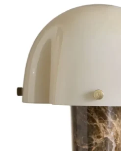 Tragbare Rio Marmorlampe - Braun