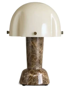 Tragbare Rio Marmorlampe - Braun