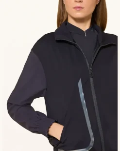 Trainingsjacke blau Schwarz