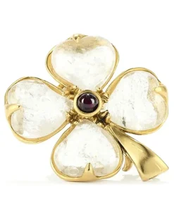 Trefle' Brosche - Gold