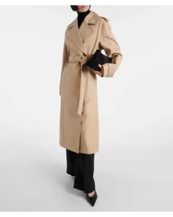 Trenchcoat aus Baumwolle Beige