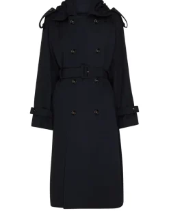 Trenchcoat aus Baumwolle Blue
