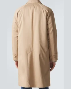 Trenchcoat aus Baumwoll-Gabardine Beige