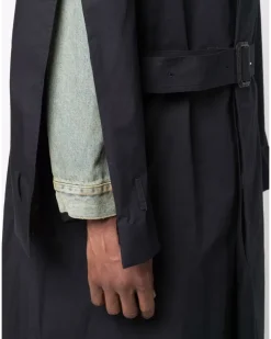 Trenchcoat im Layering-Look - Blau