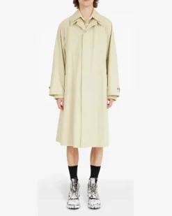 Trenchcoat im Layering-Look - Nude