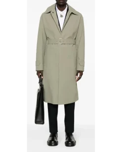 Trenchcoat in Midi-Länge - Grün