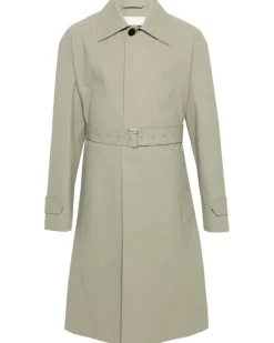 Trenchcoat in Midi-Länge - Grün