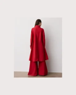 Trenchcoat Raquel aus Seidenmischung Red