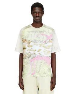 T-Shirt mit Animal-Print - T-Shirts - Herren - Grau