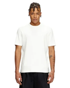 T-Shirt mit farblich abgestimmter Logo-Stickerei - T-Shirts - Herren - Weiss