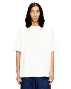 T-Shirt mit großer Oval D-Stickerei - T-Shirts - Herren - Weiss