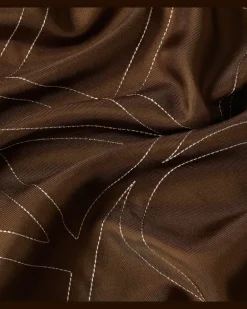 Tuch aus Seide Braun