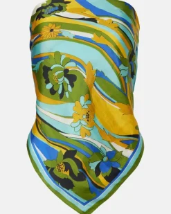 Tuch aus Seide Multicolor