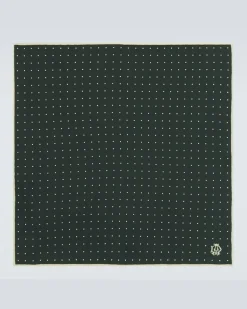 Tuch aus Seiden-Twill GrüN